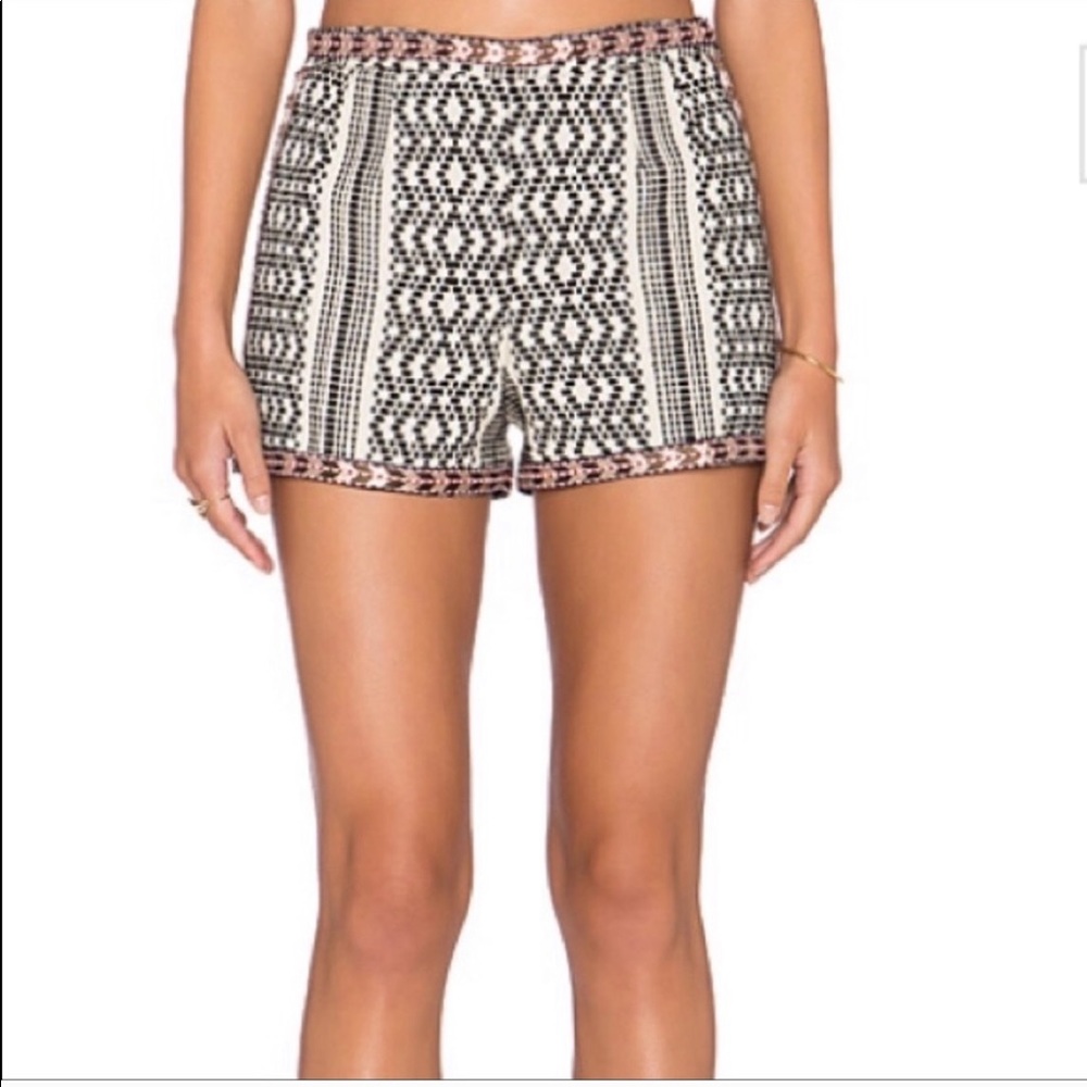 Tularosa pattern high waisted shorts small